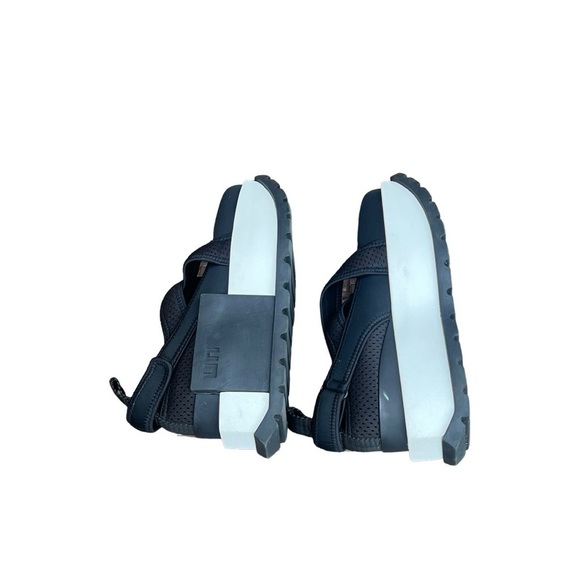 United Nude Roko Surf Low Top Platform Wedged Sneaker Black Cutout Slip-On Sz 39 - Picture 6 of 9